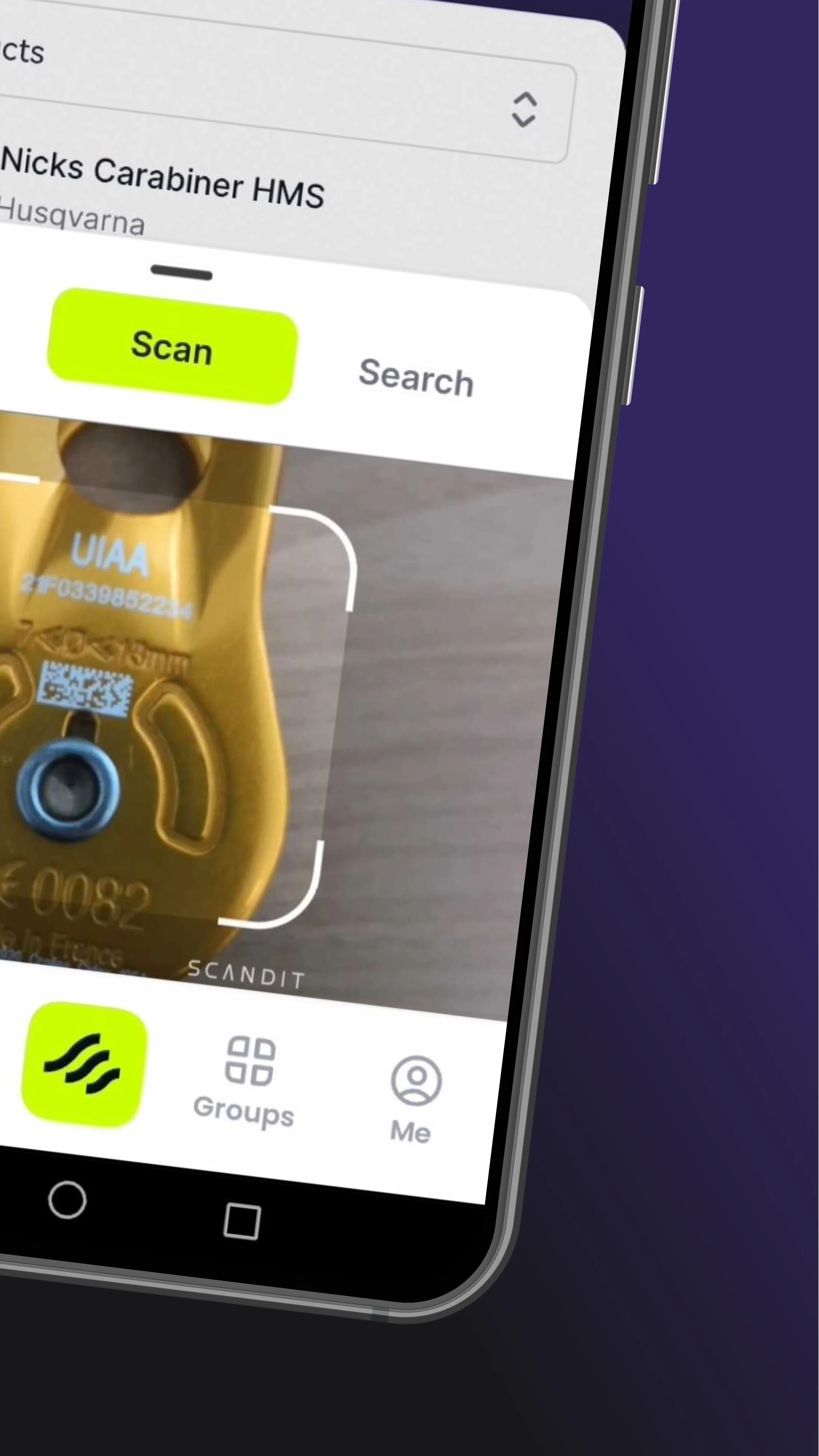 Scannable Safety Equipment App screenshot
